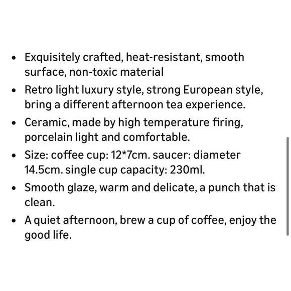 Set of 4 White Gold Trim Tea Coffee Cups - Picture 4 of 4